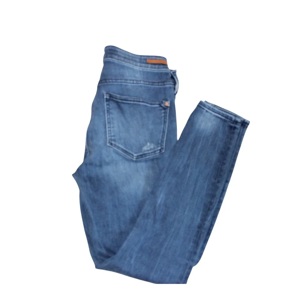 Pilcro and the Letterpress High Rise Skinny Jeans Womens 27 Blue Dark Wash